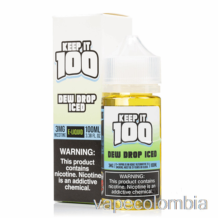 Vape Kit Completo Dew Drop Iced - Keep It 100 - 100ml 0mg